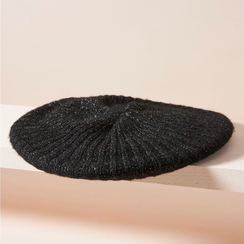 Anthropologie Bianca Shimmer Beanie Beret - Picture 3 of 6